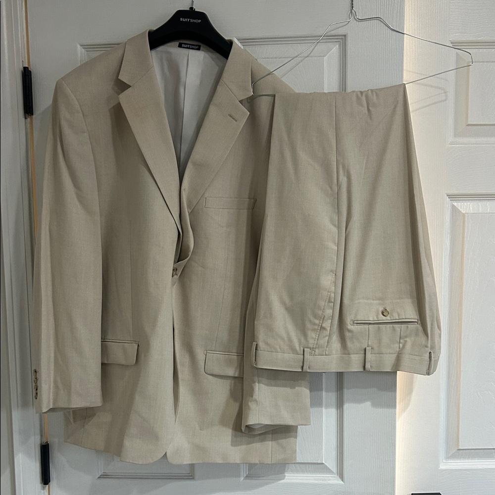 Classic Beige Suit Set for Men
